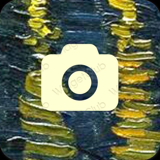 Icônes d'application Camera esthétiques