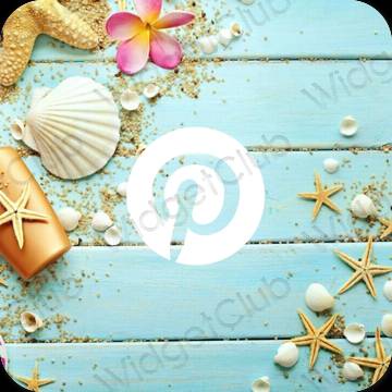 Estetske Pinterest ikone aplikacija