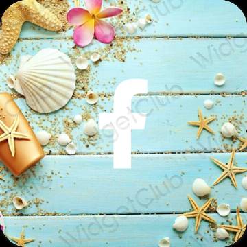 نمادهای برنامه زیباشناسی Facebook