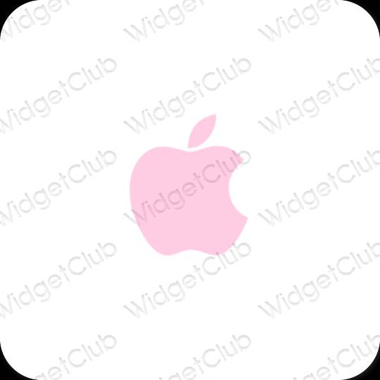 Pictograme pentru aplicații Apple Music estetice