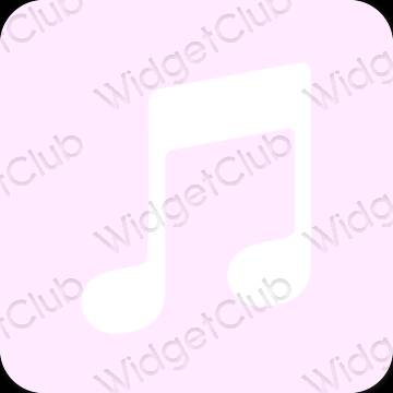 Estética Apple Music ícones de aplicativos