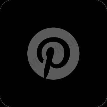 រូបតំណាងកម្មវិធី Pinterest សោភ័ណភាព
