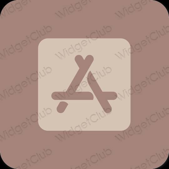 Estetski smeđa AppStore ikone aplikacija