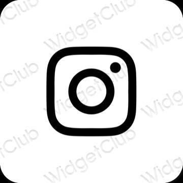 Estetické ikony aplikací Instagram