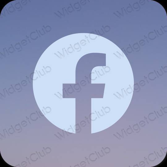Aesthetic Facebook app icons