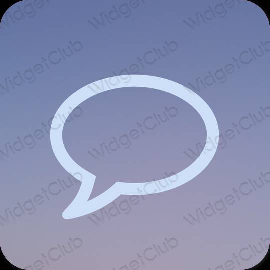 Esthetische Messages app-pictogrammen