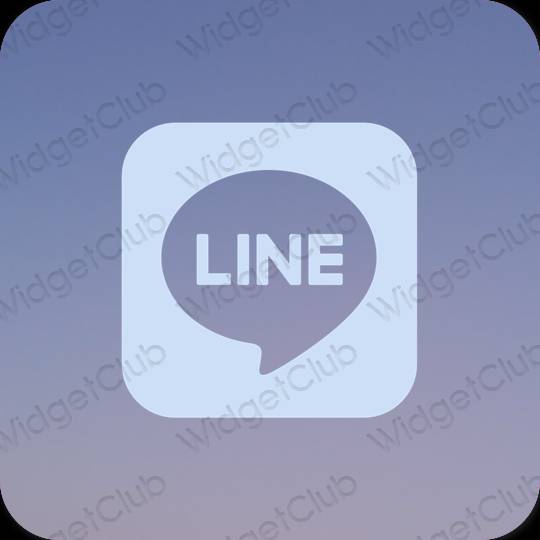 Esthetische LINE app-pictogrammen