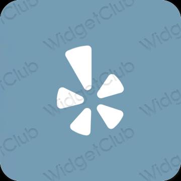 Ästhetische Yelp App-Symbole
