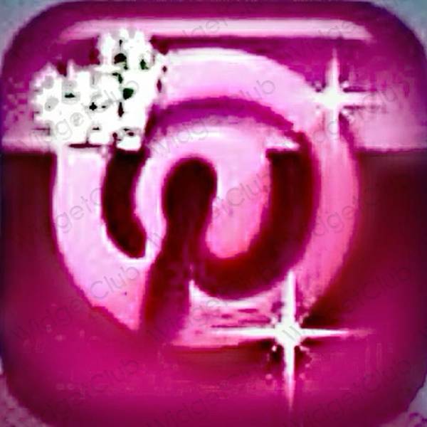 جمالية Pinterest أيقونات التطبيقات