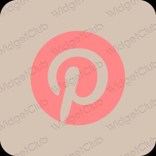 Ikon aplikasi estetika Pinterest