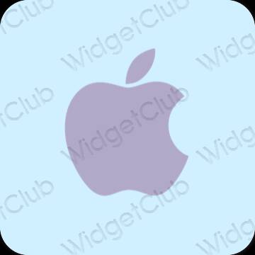 Estetisk lila AppStore app ikoner