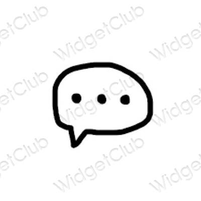 جمالية Messages أيقونات التطبيقات