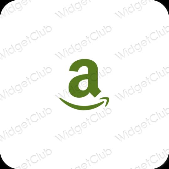 Esthetische Amazon app-pictogrammen