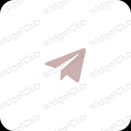 Esztétikus Telegram alkalmazásikonok