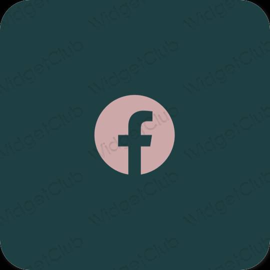 Esthetische Facebook app-pictogrammen