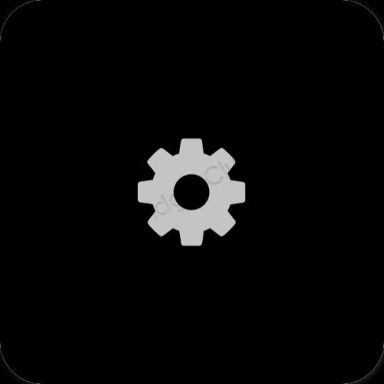 Estetske Settings ikone aplikacija