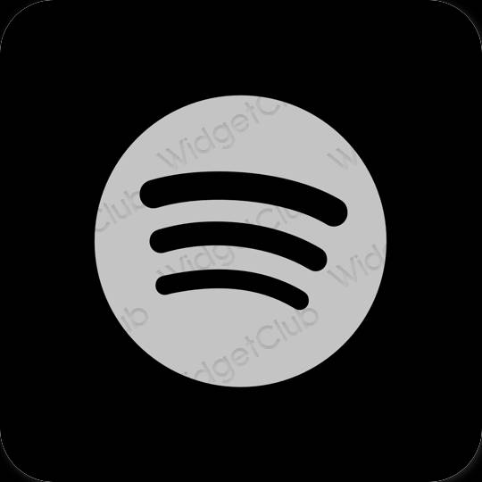 Estetyczne Spotify ikony aplikacji