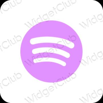 រូបតំណាងកម្មវិធី Spotify សោភ័ណភាព