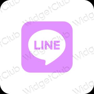 Естетични LINE икони на приложения