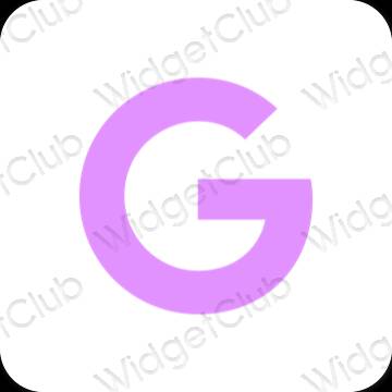 Aesthetic Google app icons