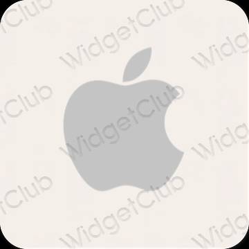 Естетичен сиво Apple Store икони на приложения