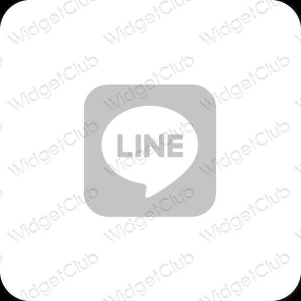 Icônes d'application LINE esthétiques