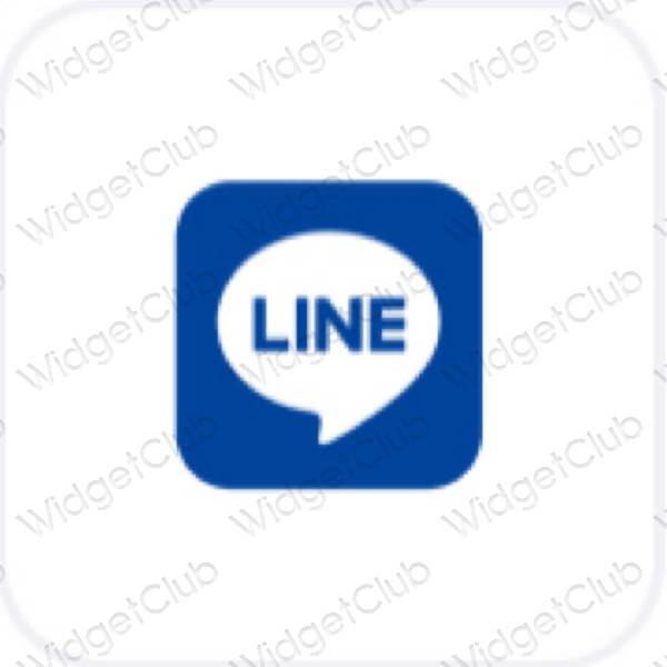 Estetske LINE ikone aplikacij