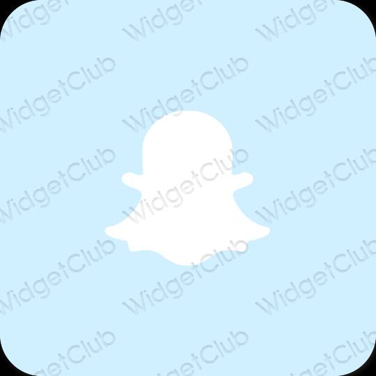 Pictograme pentru aplicații snapchat estetice