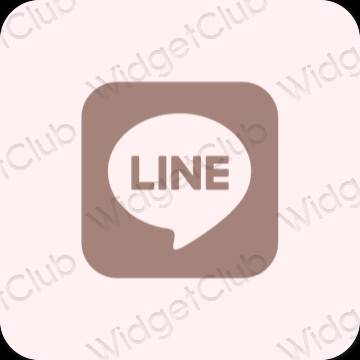 Aesthetic LINE app icons