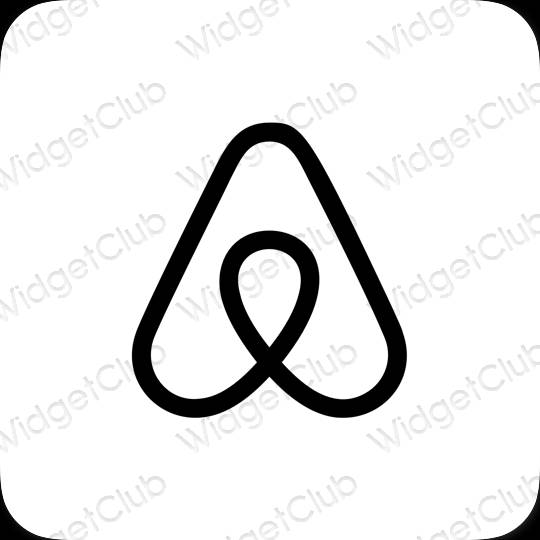 Estética Airbnb iconos de aplicaciones