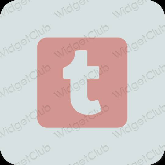 Estética Tumblr ícones de aplicativos