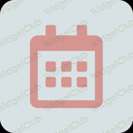 جمالية Calendar أيقونات التطبيقات