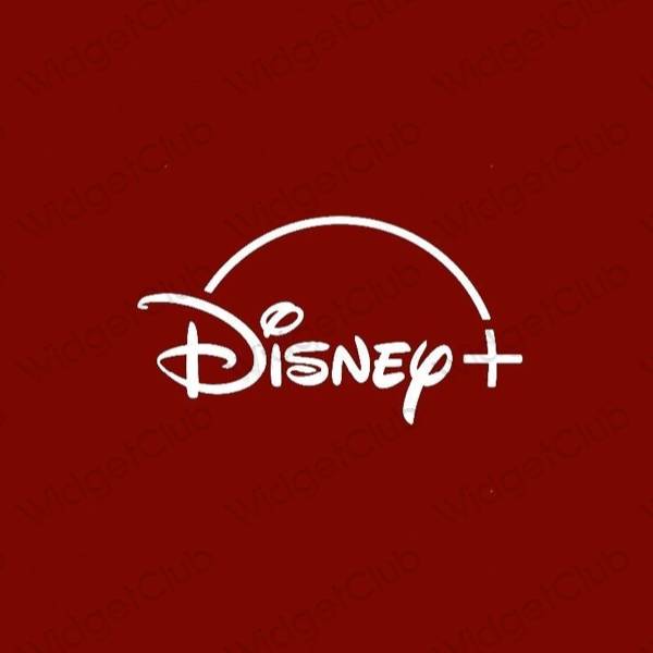 אייקוני אפליקציה Disney אסתטיים