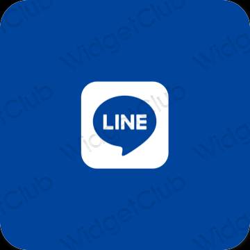 Icônes d'application LINE esthétiques