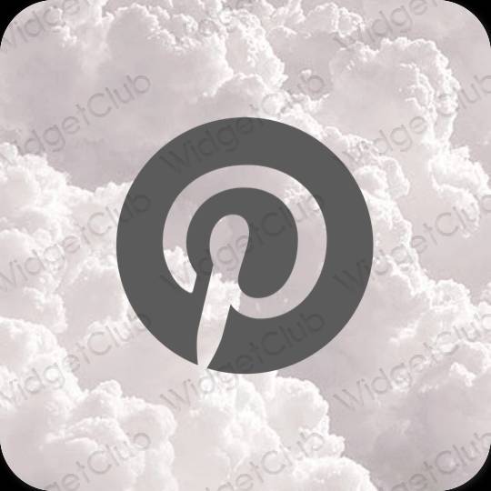 Icônes d'application Pinterest esthétiques