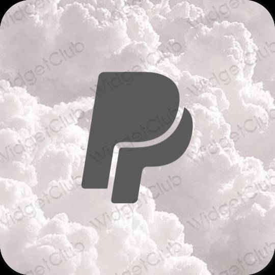 אייקוני אפליקציה Paypal אסתטיים