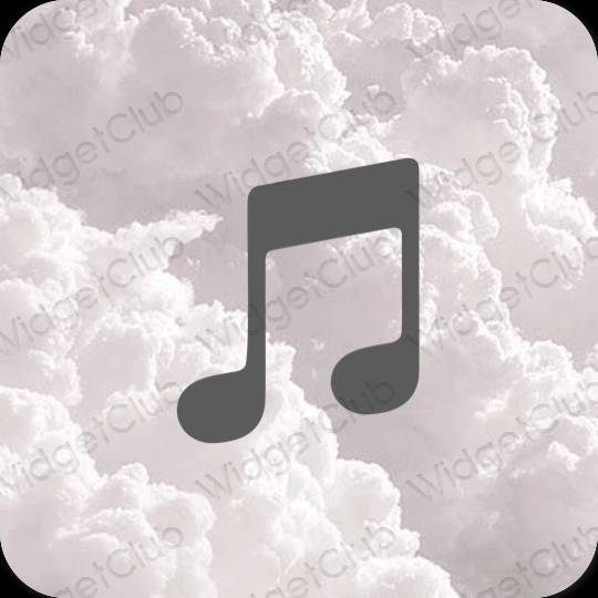 نمادهای برنامه زیباشناسی Apple Music