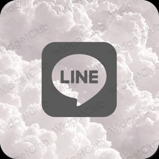 Естетични LINE икони на приложения