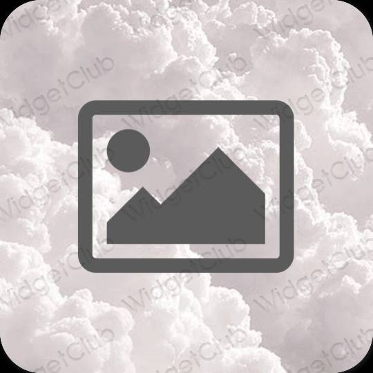 Esthetische Photos app-pictogrammen