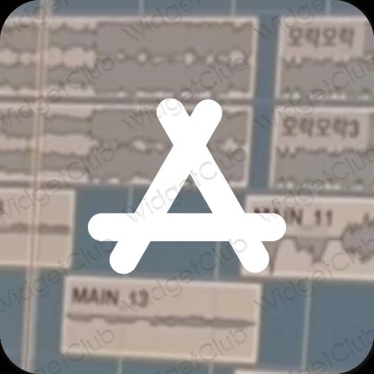 Icônes d'application AppStore esthétiques