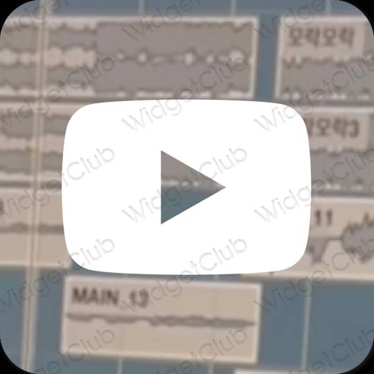 Aesthetic Youtube app icons