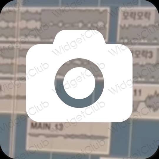 Esthetische Camera app-pictogrammen
