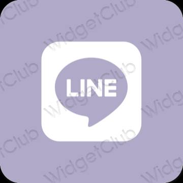 Естетске LINE иконе апликација