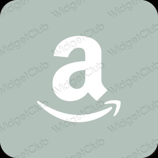 Estetico verde Amazon icone dell'app