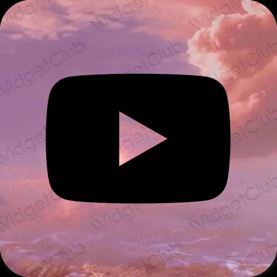 Ästhetische Youtube App-Symbole