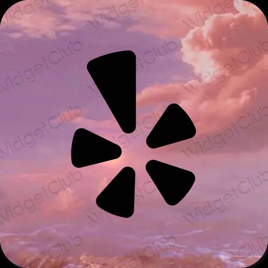 Aesthetic Yelp app icons