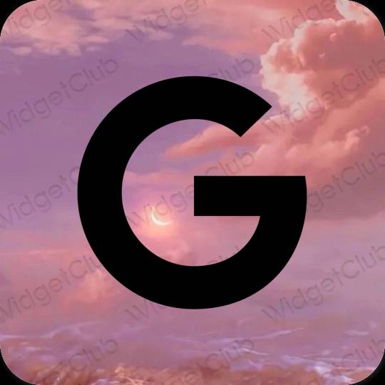 Pictograme pentru aplicații Google estetice