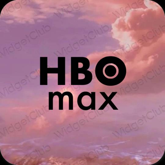 Estética HBO MAX ícones de aplicativos