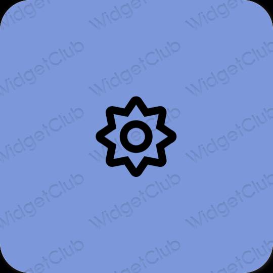 Esthetische Settings app-pictogrammen