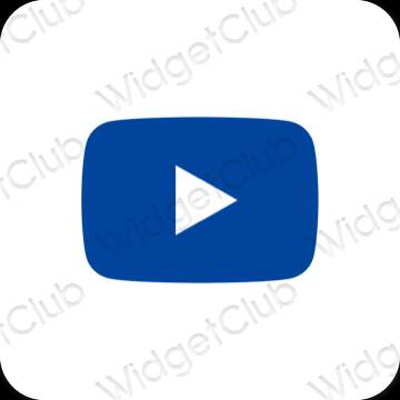 Esthetische Youtube app-pictogrammen